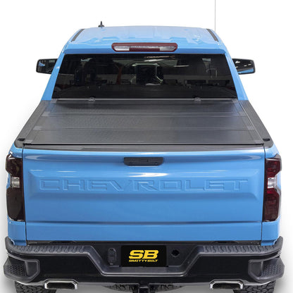 Bed Guard Folding Tonneau Cover 2019-2022 Silverado/Sierra 1500 Smittybilt-9