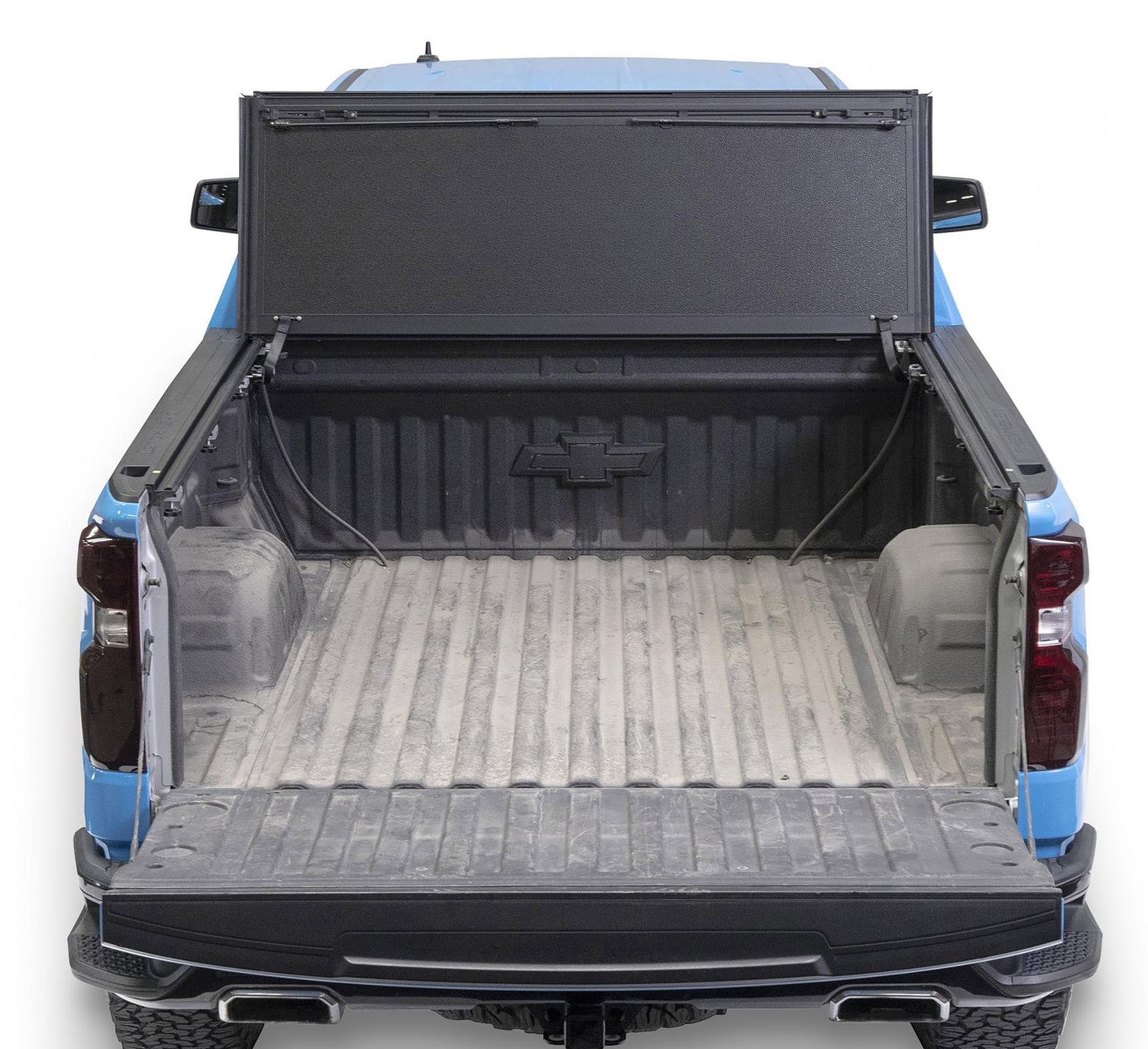 Bed Guard Folding Tonneau Cover 2019-2022 Silverado/Sierra 1500 Smittybilt-10