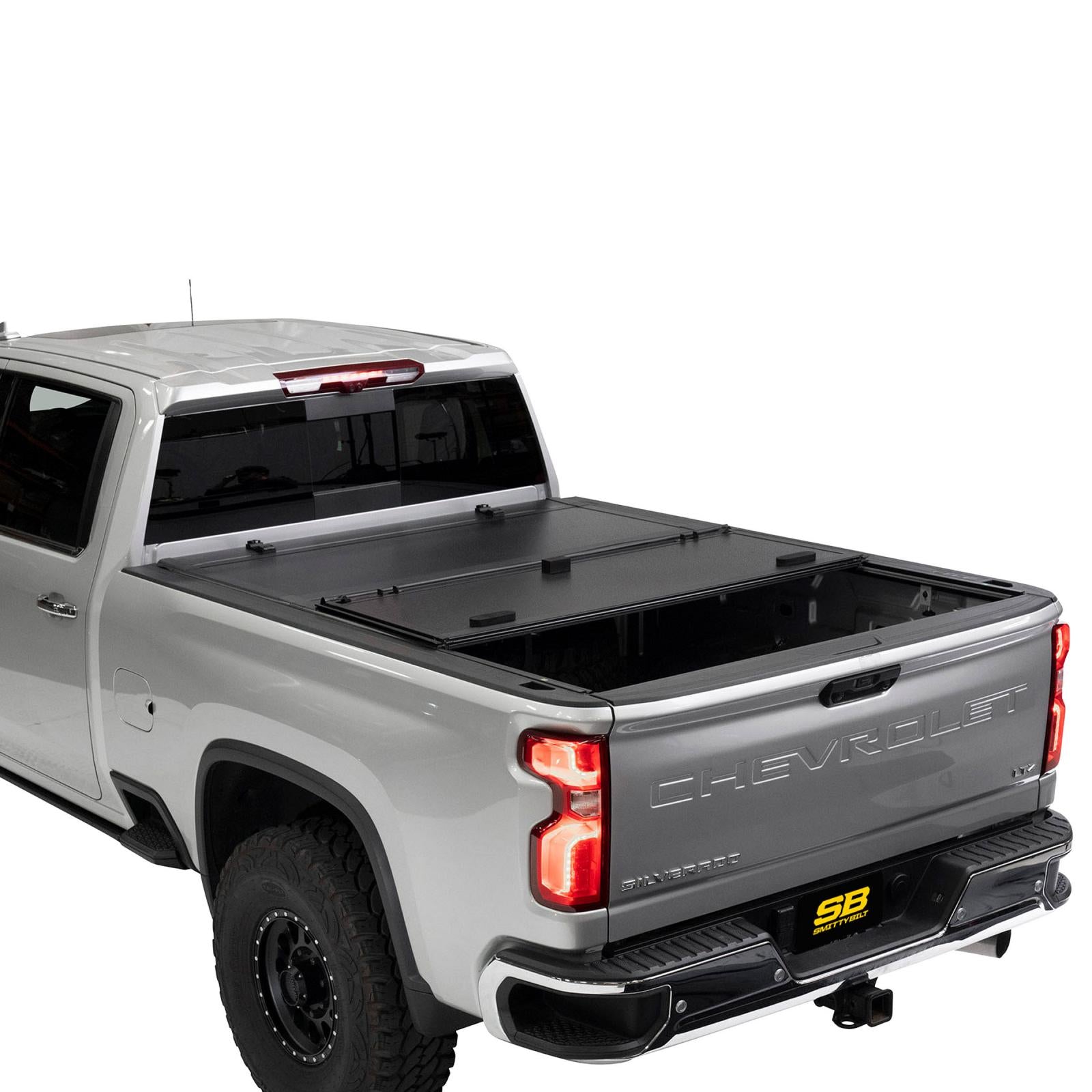 Bed Guard Folding Tonneau Cover 2020-2022 Silverado/Sierra 2500 HD Smittybilt-1