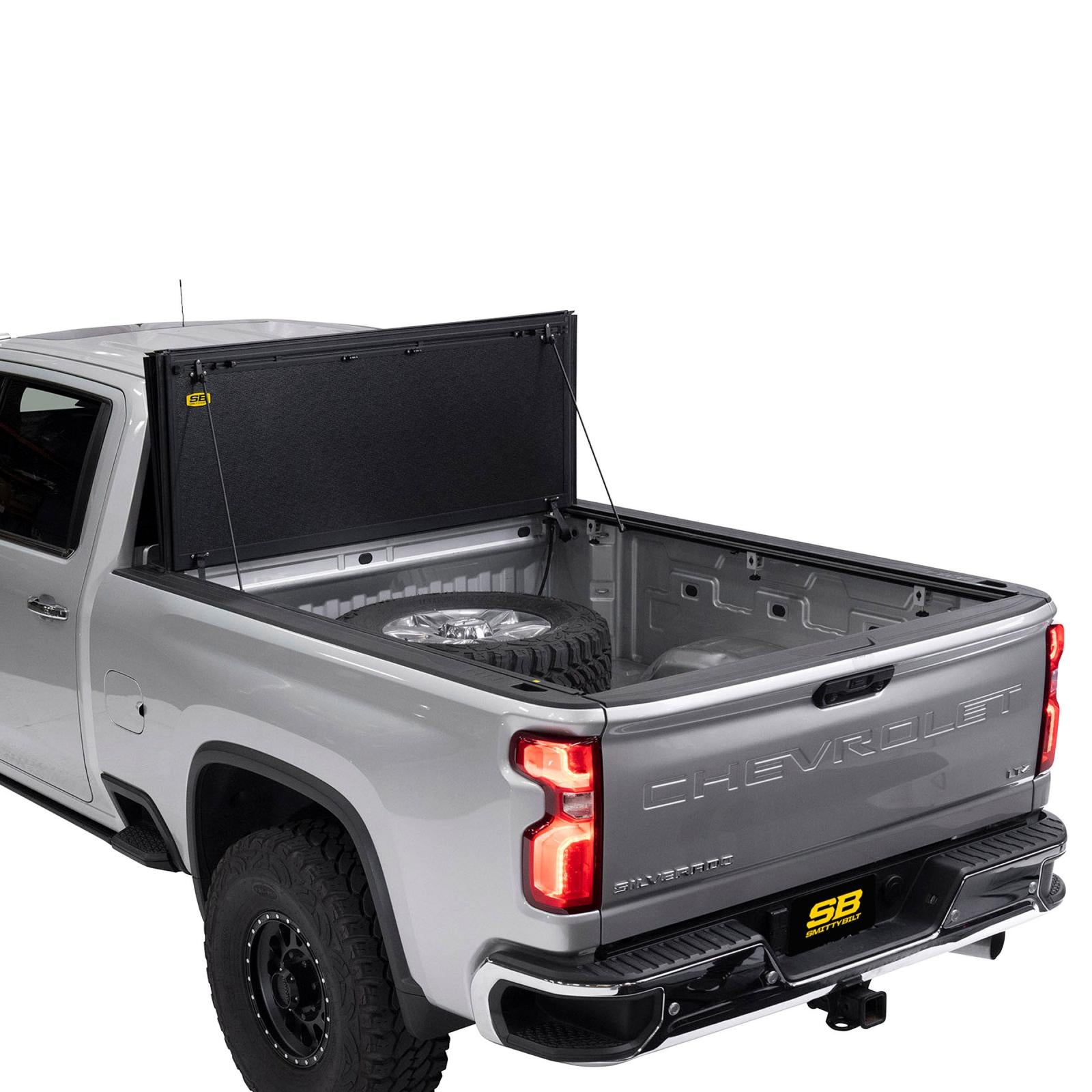 Bed Guard Folding Tonneau Cover 2020-2022 Silverado/Sierra 2500 HD Smittybilt-3
