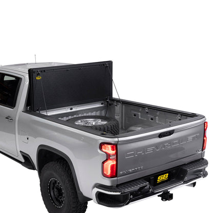 Bed Guard Folding Tonneau Cover 2020-2022 Silverado/Sierra 2500 HD Smittybilt-3