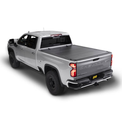 Bed Guard Folding Tonneau Cover 2020-2022 Silverado/Sierra 2500 HD Smittybilt-4