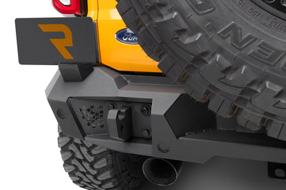 Trailline Rear Full Width Bumper Textured Black 2021-2025 Ford Bronco Go Rhino-3