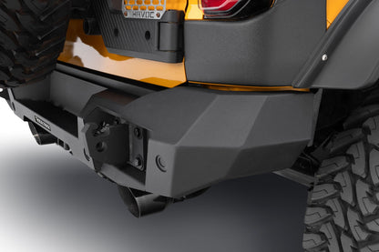 Trailline Rear Full Width Bumper Textured Black 2021-2025 Ford Bronco Go Rhino-4