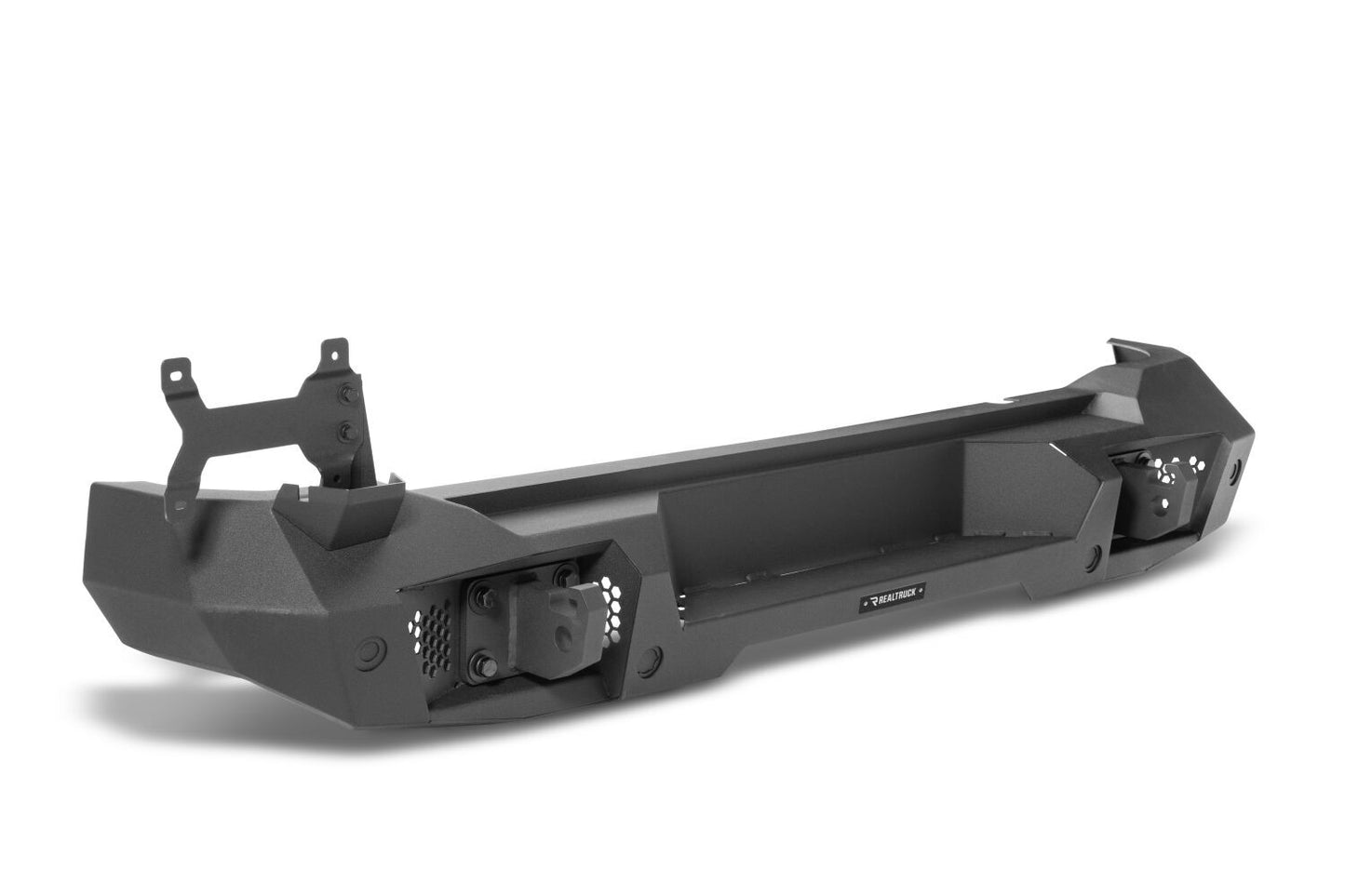 Trailline Rear Full Width Bumper Textured Black 2021-2025 Ford Bronco Go Rhino-9