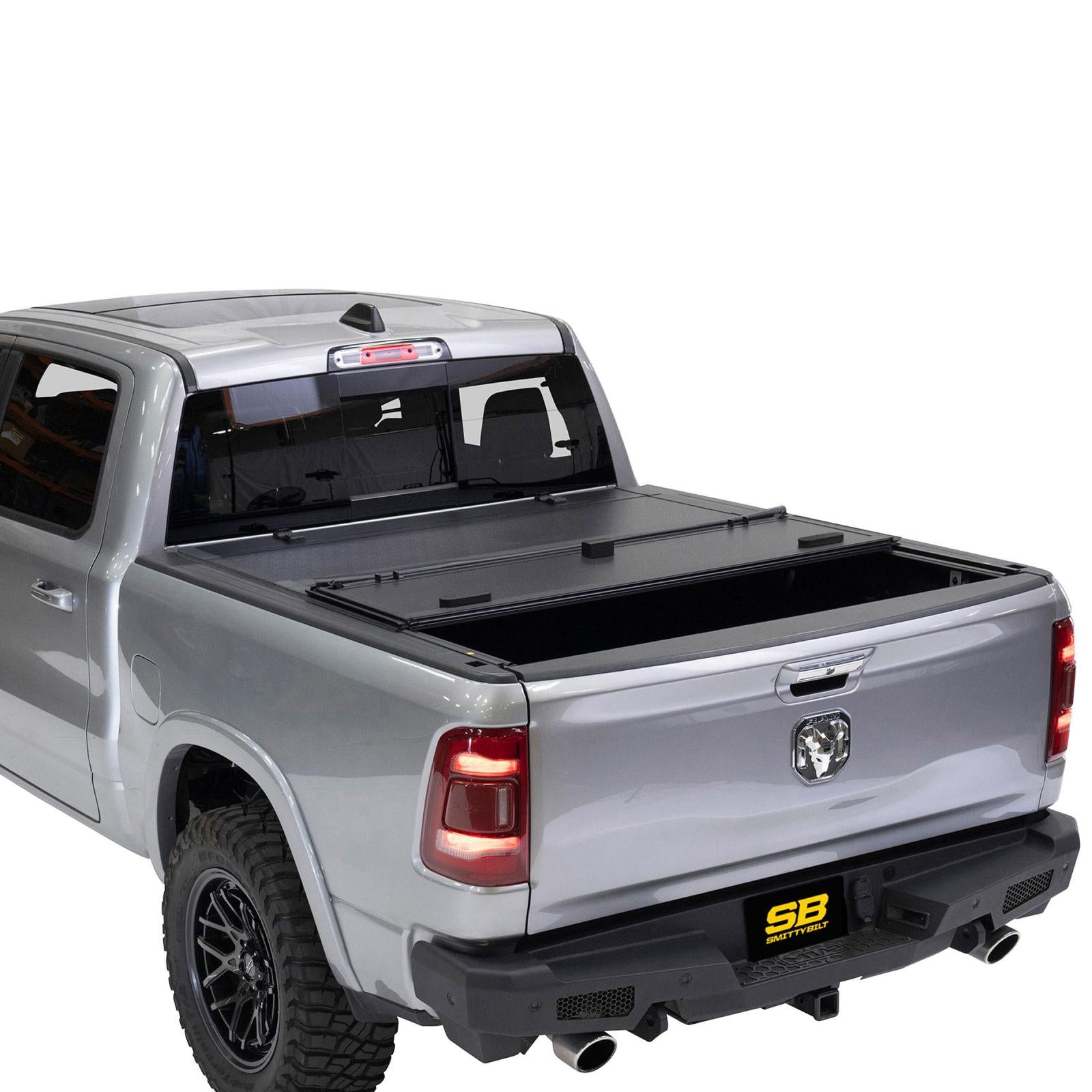 Bed Guard Folding Tonneau Cover 2017-2022 Ram 1500 Smittybilt-1