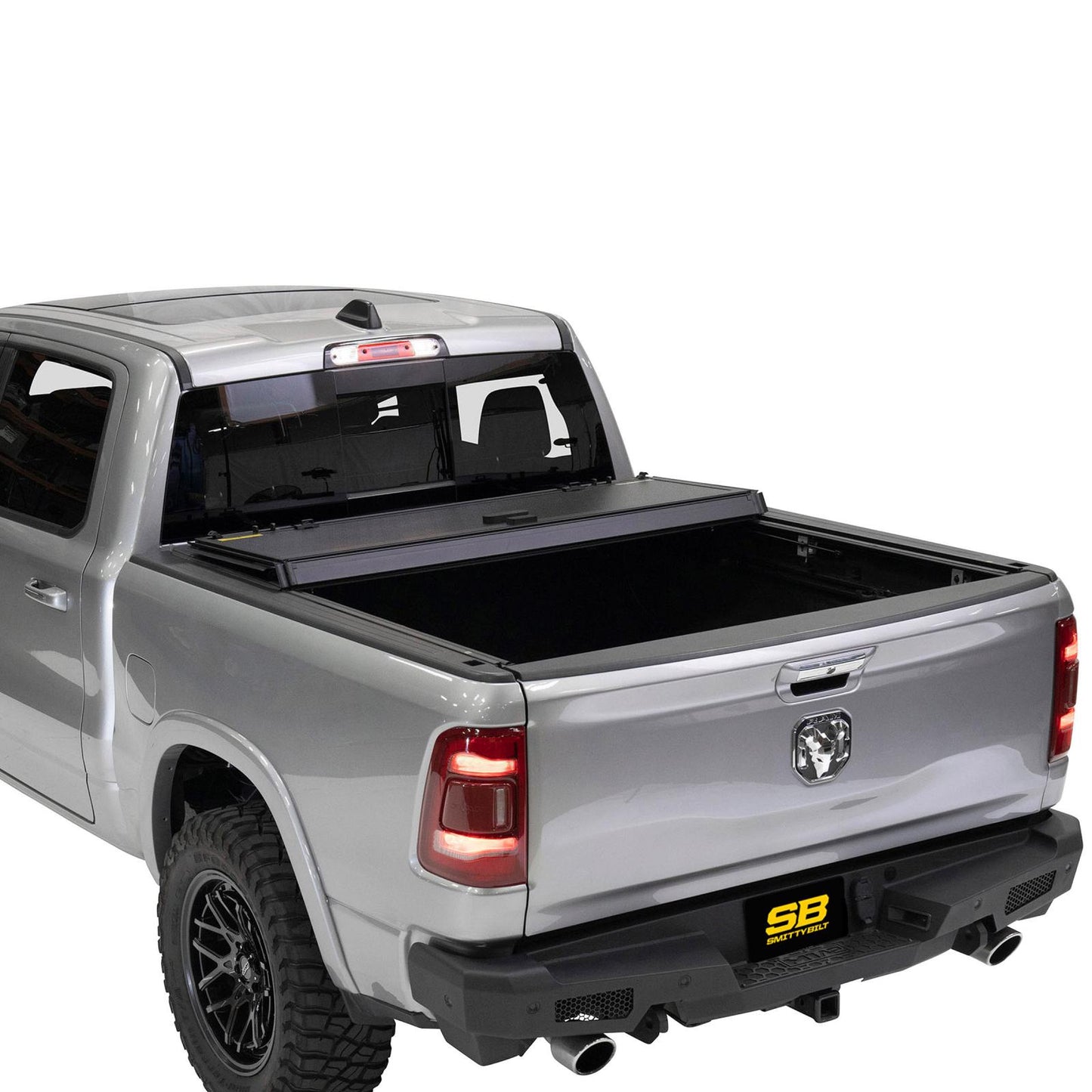 Bed Guard Folding Tonneau Cover 2017-2022 Ram 1500 Smittybilt-2