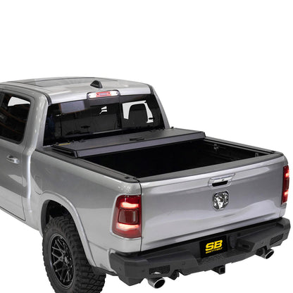 Bed Guard Folding Tonneau Cover 2017-2022 Ram 1500 Smittybilt-2