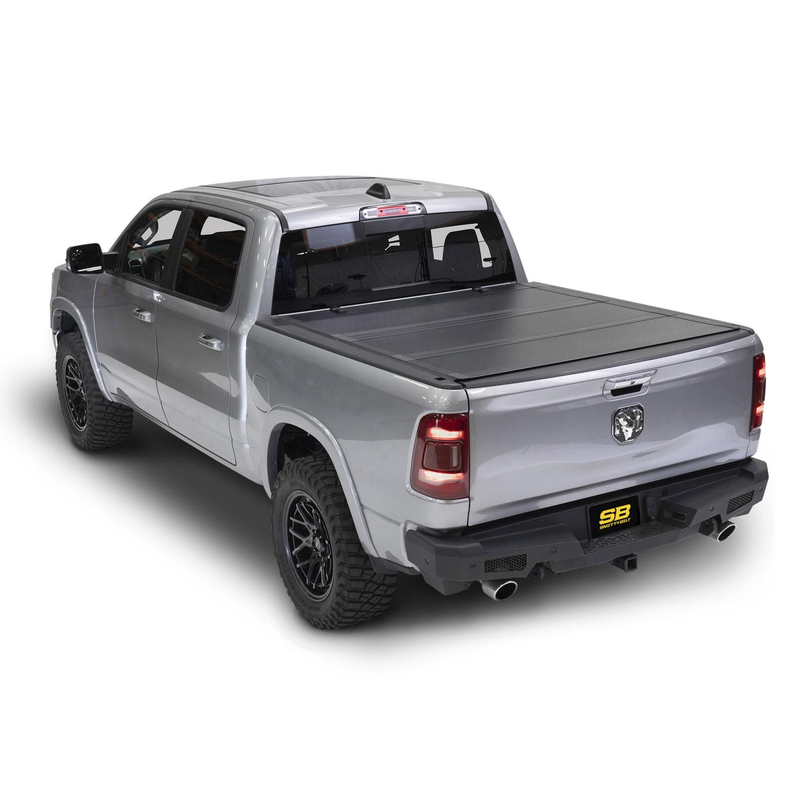 Bed Guard Folding Tonneau Cover 2017-2022 Ram 1500 Smittybilt-4