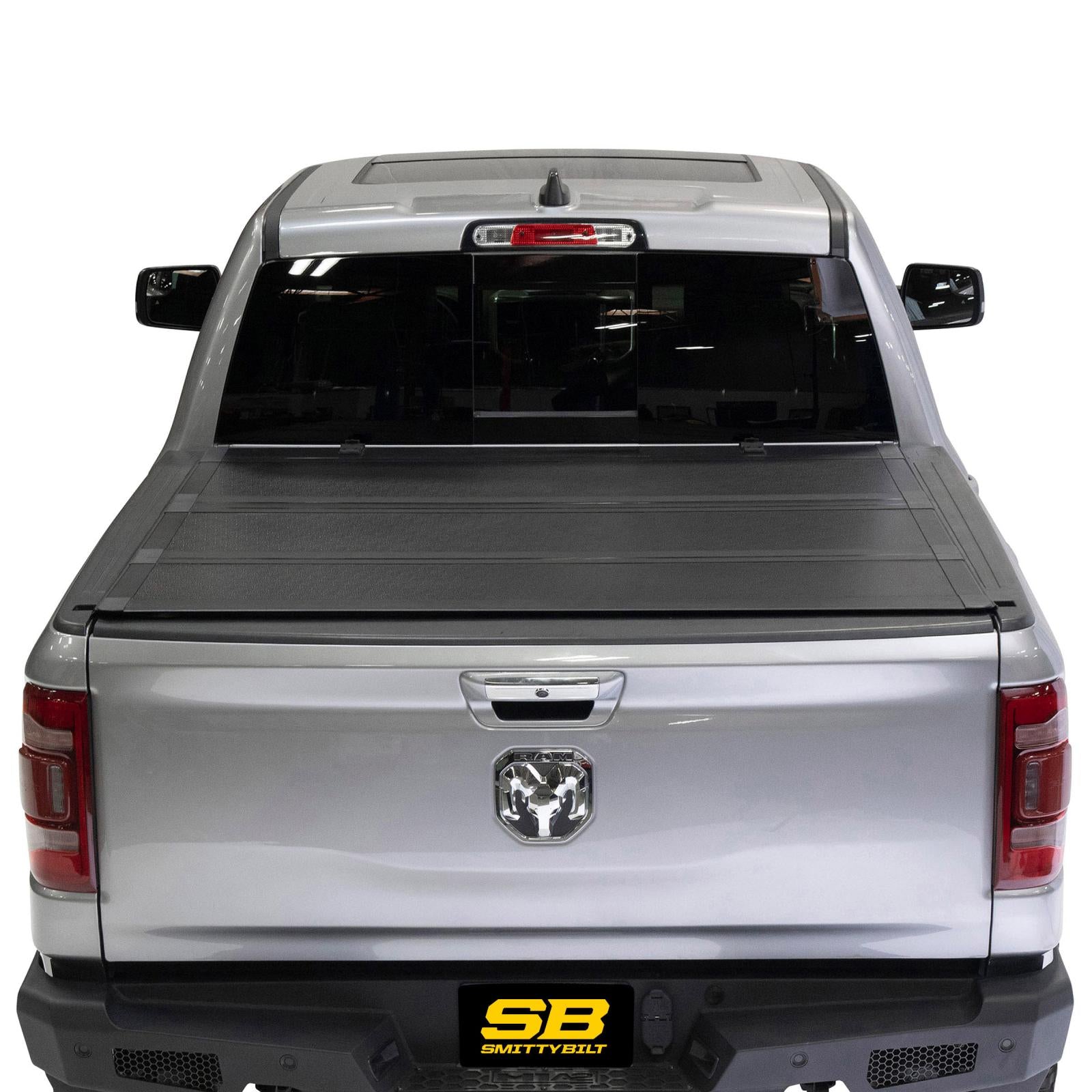 Bed Guard Folding Tonneau Cover 2017-2022 Ram 1500 Smittybilt-8