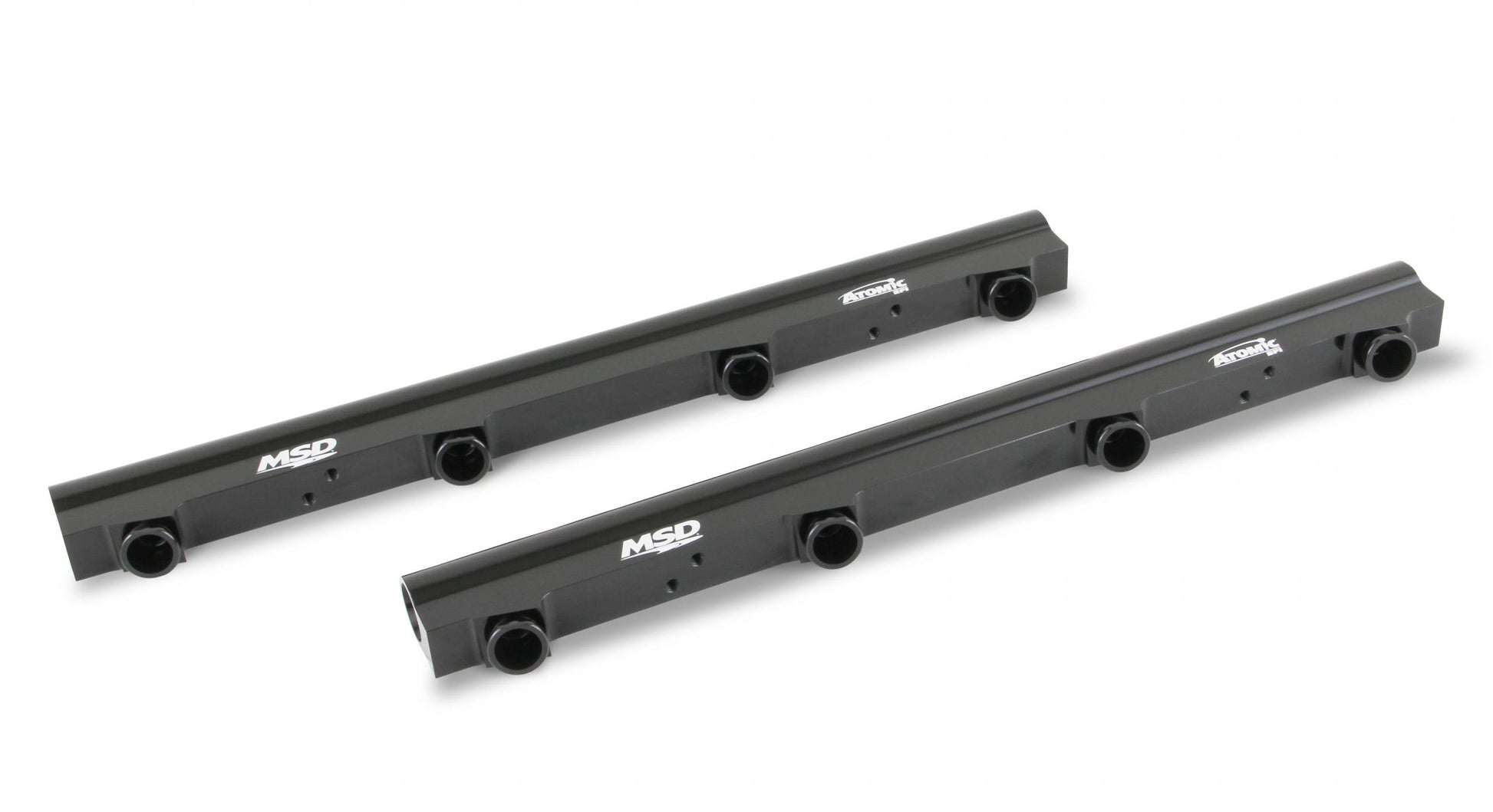 Atomic EFI Billet Fuel Rails Billet Aluminum Fuel Rail Kit For Use On LS1/2/6 Atomic Airforce Intake Manifolds. Fits Manifold Part Numbers 2702, 27023 And 27024 MSD Ignition-2