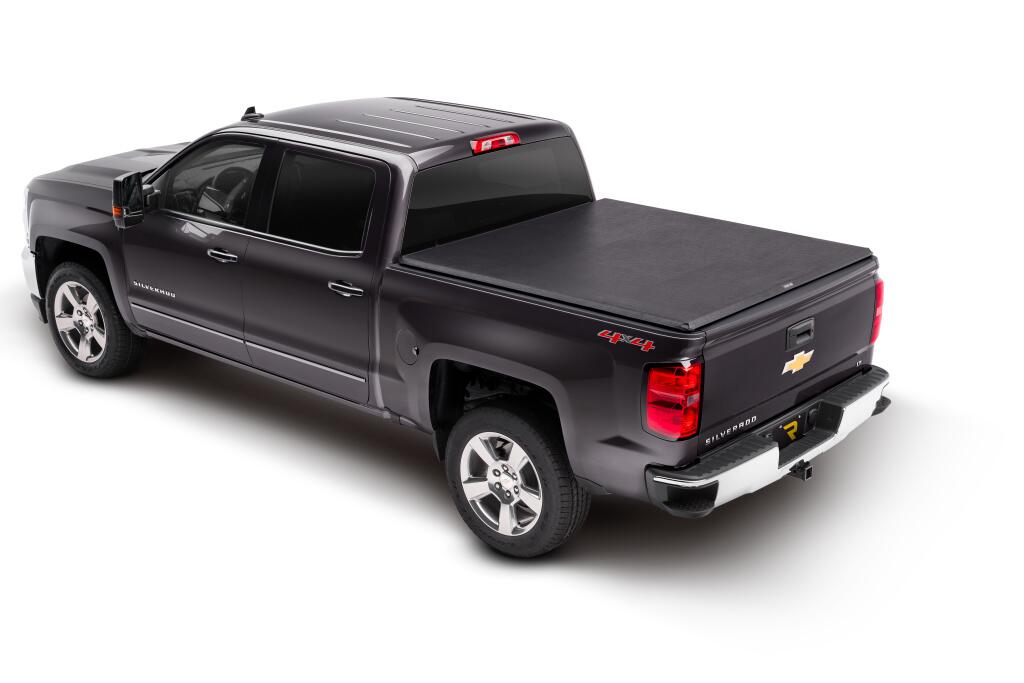 TruXport Tonneau Cover Black 2014-2018 (2019 Legacy/Limited) Silverado/Sierra 1500/2015-2019 2500 HD/3500 HD Truxedo-1