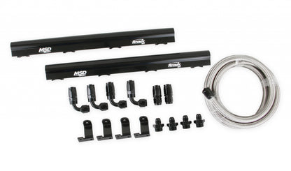 Atomic EFI Billet Fuel Rails Billet Aluminum Fuel Rail Kit For Use On Gen-V Lt1 Atomic Airforce Intake Manifolds. Fits Manifold Part Numbers 2700, 27003 And 27004 MSD Ignition