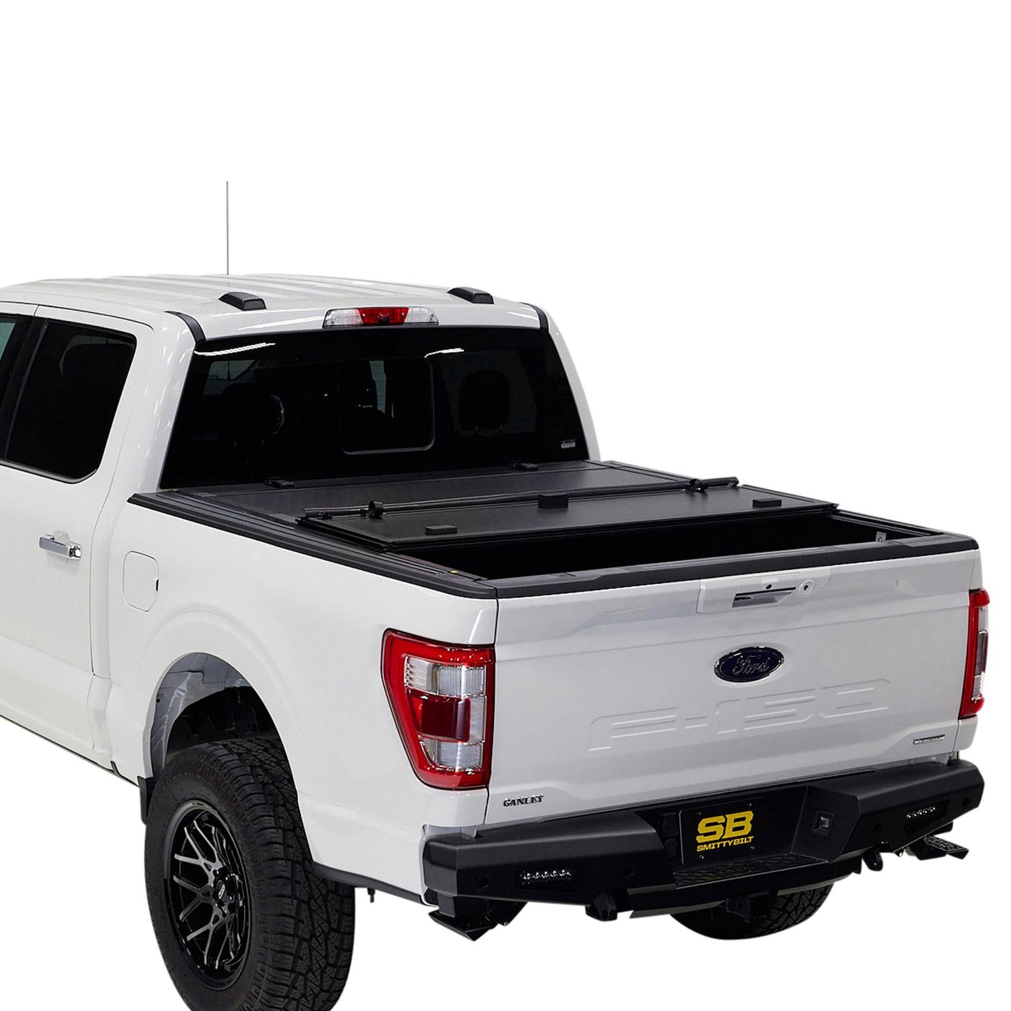 Bed Guard Folding Tonneau Cover 2015-2022 Ford F-150 Smittybilt-1