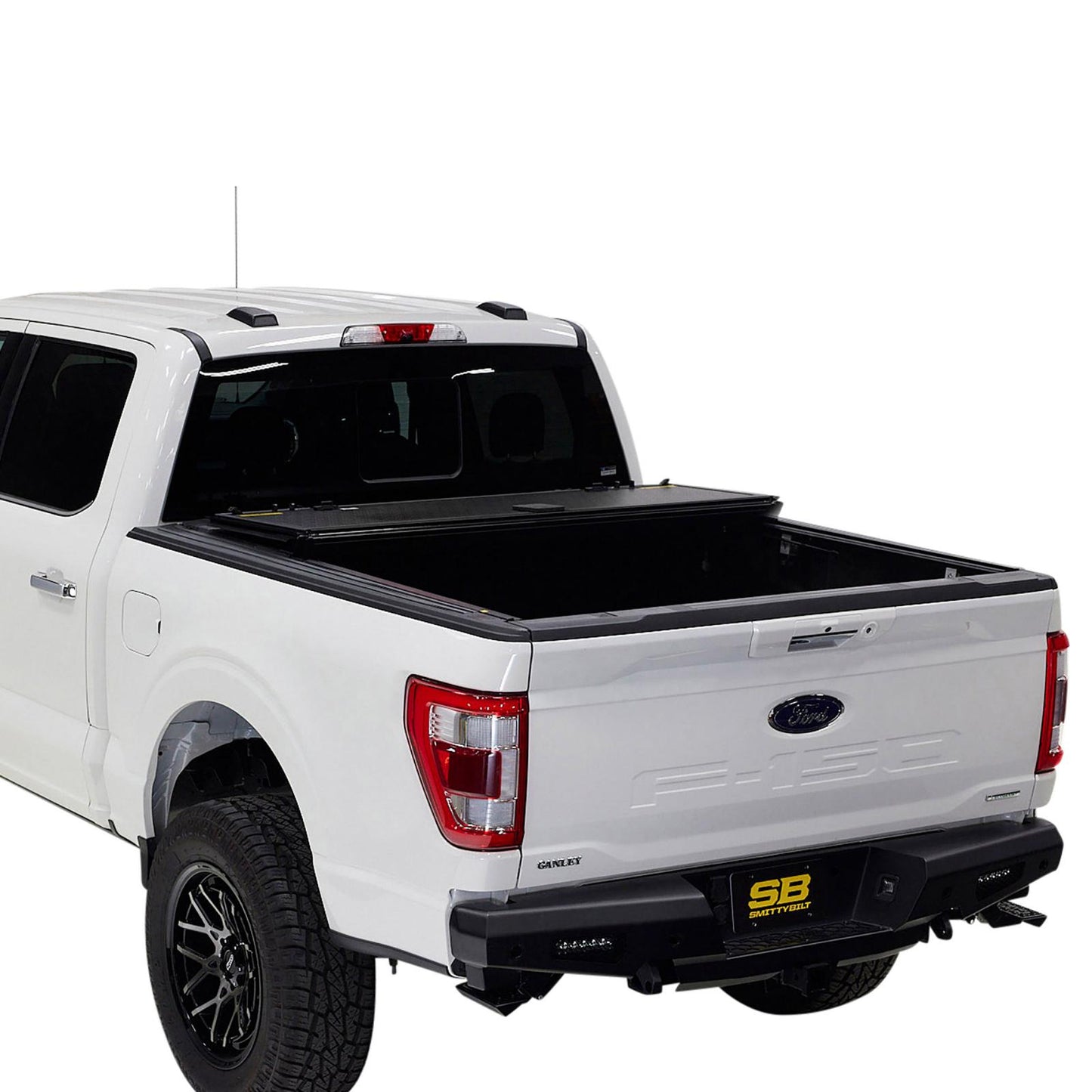 Bed Guard Folding Tonneau Cover 2015-2022 Ford F-150 Smittybilt-2