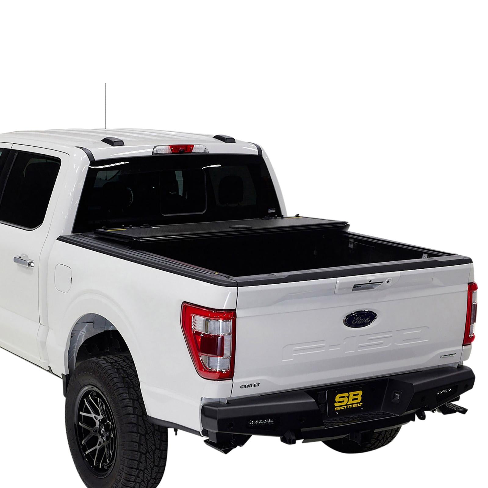 Bed Guard Folding Tonneau Cover 2015-2022 Ford F-150 Smittybilt-2