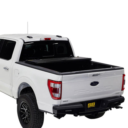 Bed Guard Folding Tonneau Cover 2015-2022 Ford F-150 Smittybilt-2