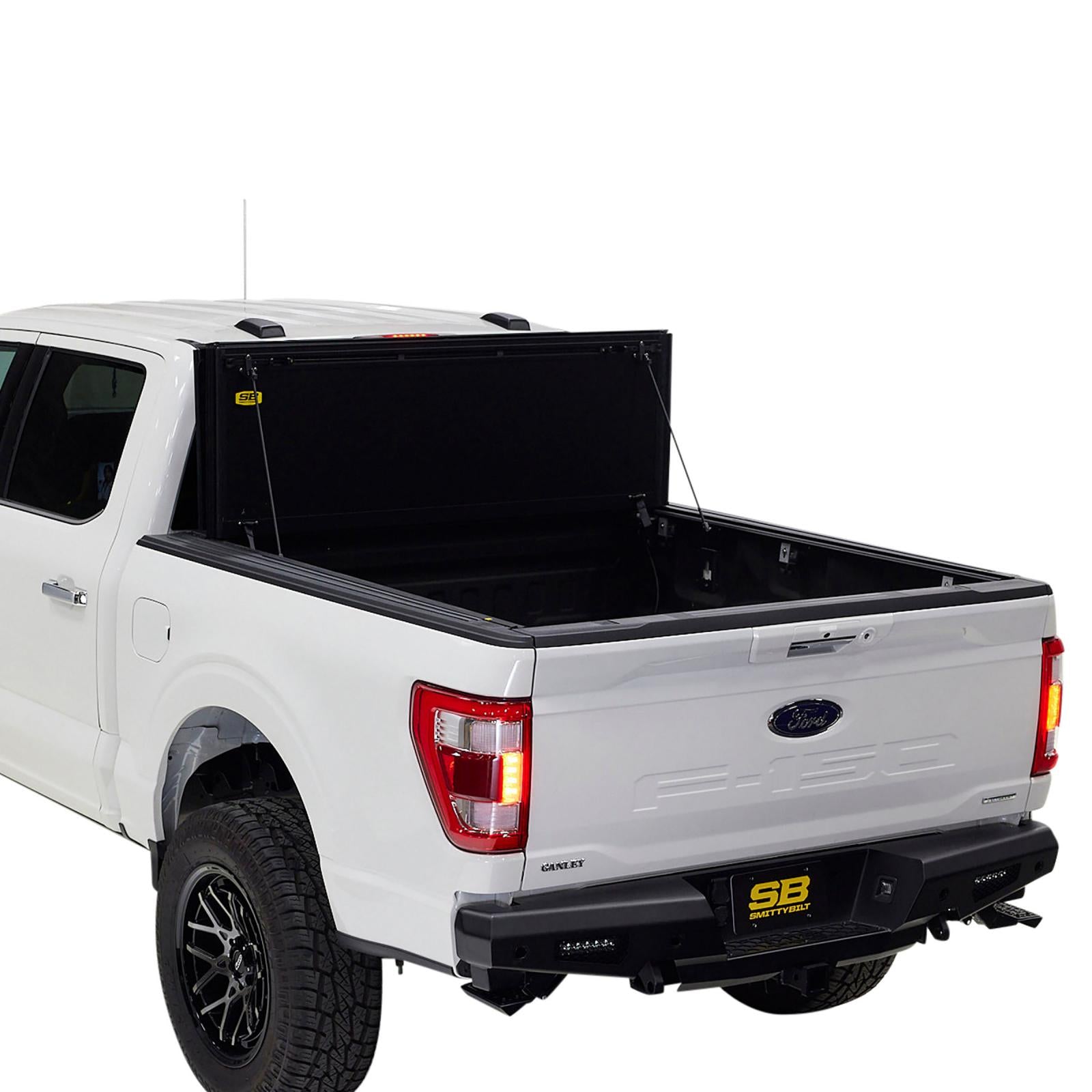 Bed Guard Folding Tonneau Cover 2015-2022 Ford F-150 Smittybilt-3