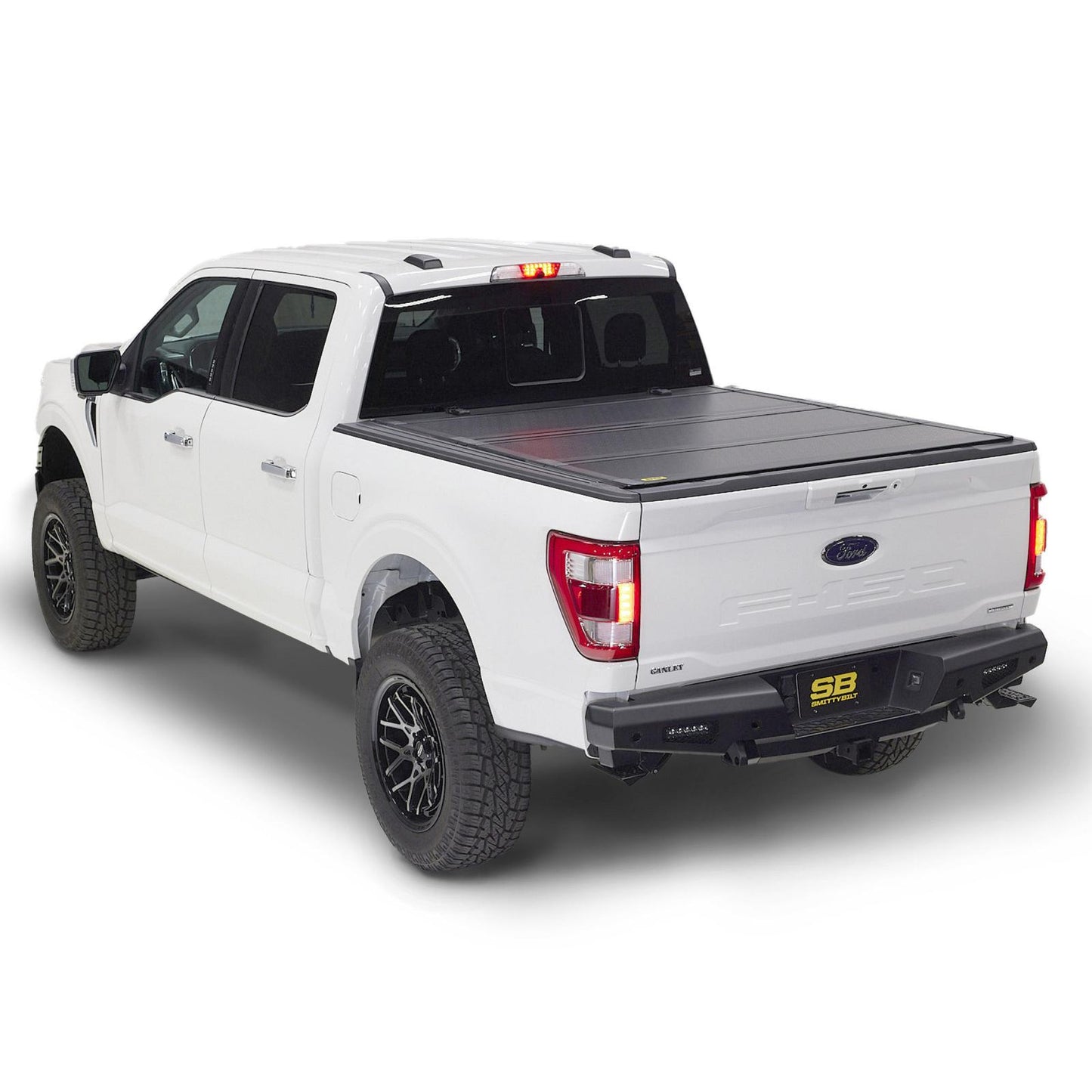 Bed Guard Folding Tonneau Cover 2015-2022 Ford F-150 Smittybilt-4