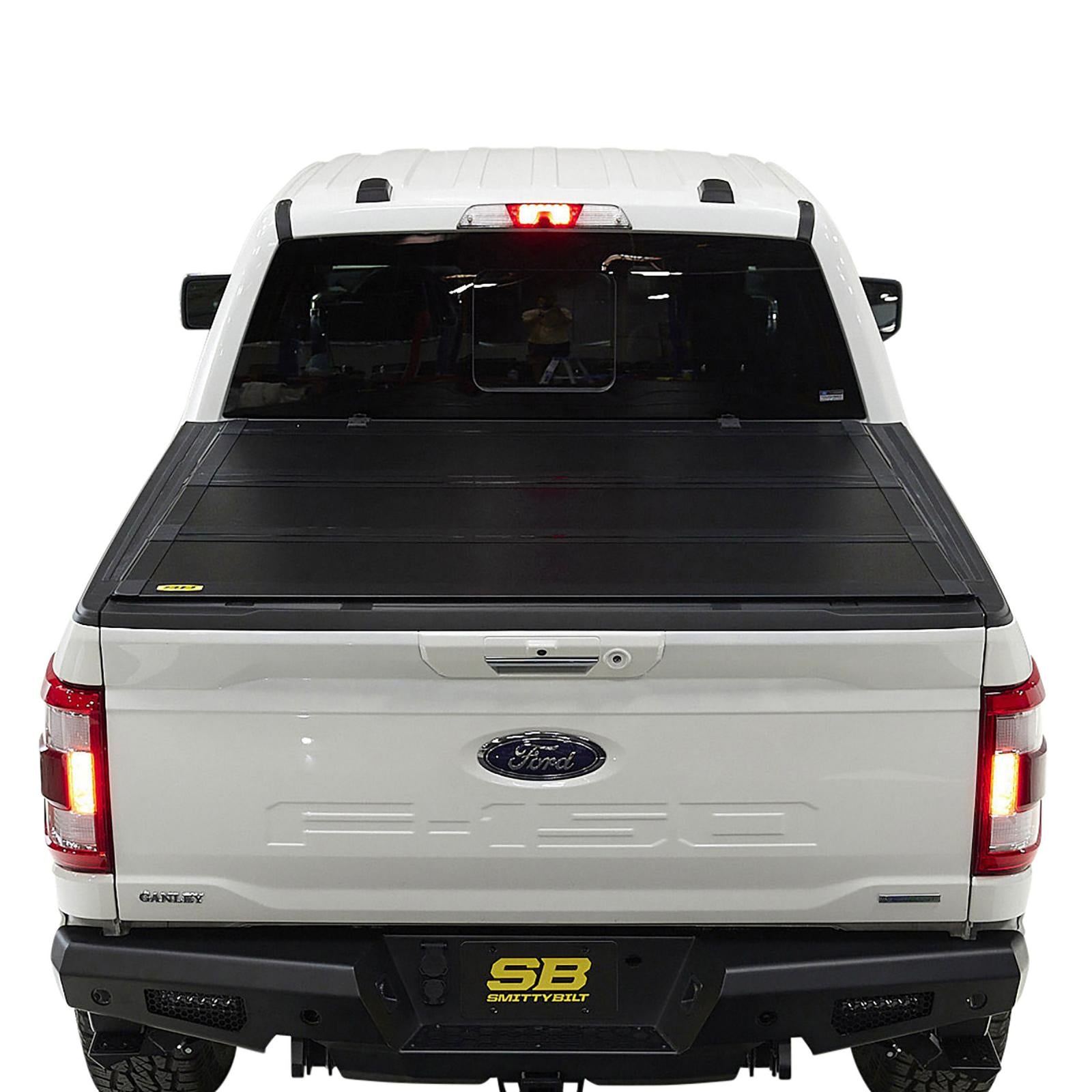 Bed Guard Folding Tonneau Cover 2015-2022 Ford F-150 Smittybilt-8