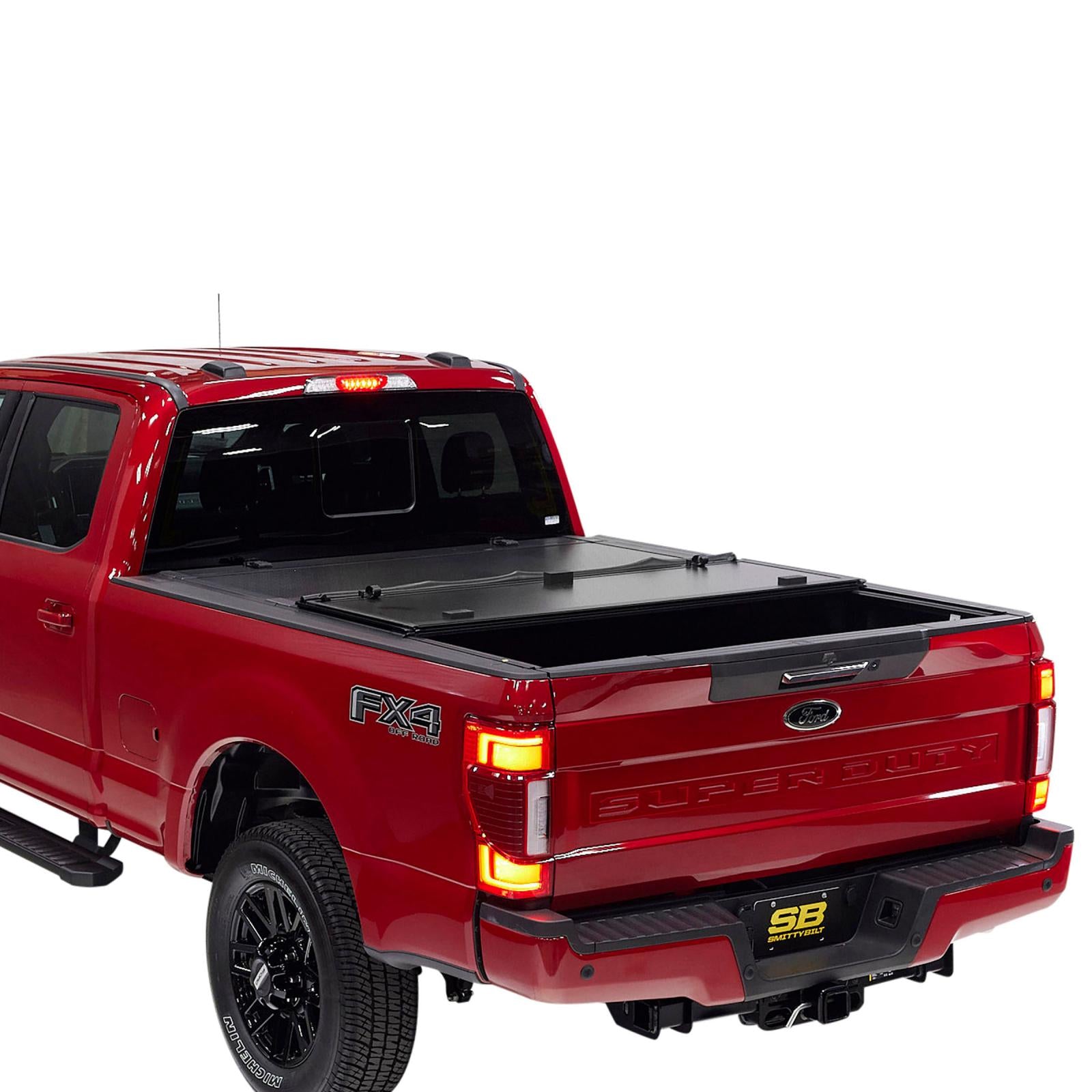 Bed Guard Folding Tonneau Cover 2017-2022 Ford F-250/F-350 Super Duty Smittybilt-1