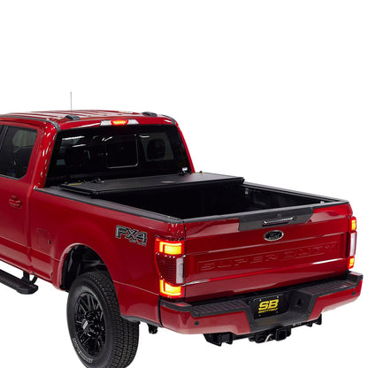 Bed Guard Folding Tonneau Cover 2017-2022 Ford F-250/F-350 Super Duty Smittybilt-2