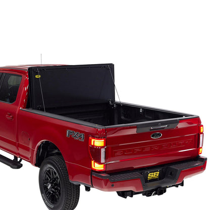 Bed Guard Folding Tonneau Cover 2017-2022 Ford F-250/F-350 Super Duty Smittybilt-3