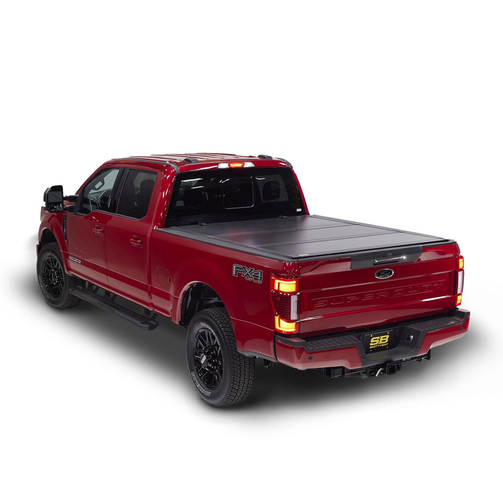 Bed Guard Folding Tonneau Cover 2017-2022 Ford F-250/F-350 Super Duty Smittybilt-4