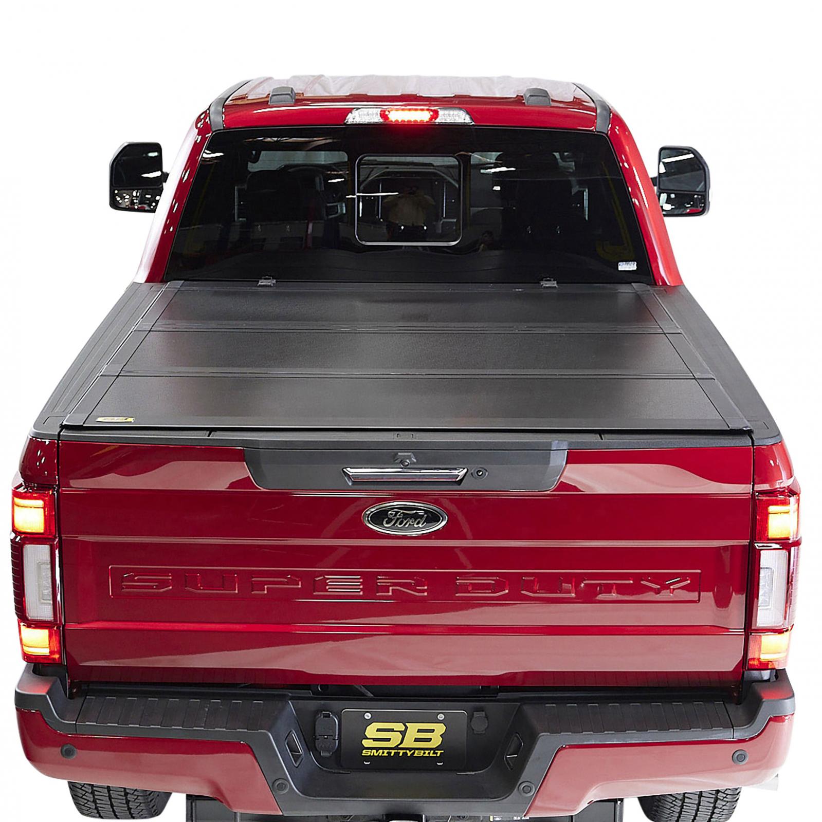 Bed Guard Folding Tonneau Cover 2017-2022 Ford F-250/F-350 Super Duty Smittybilt-7