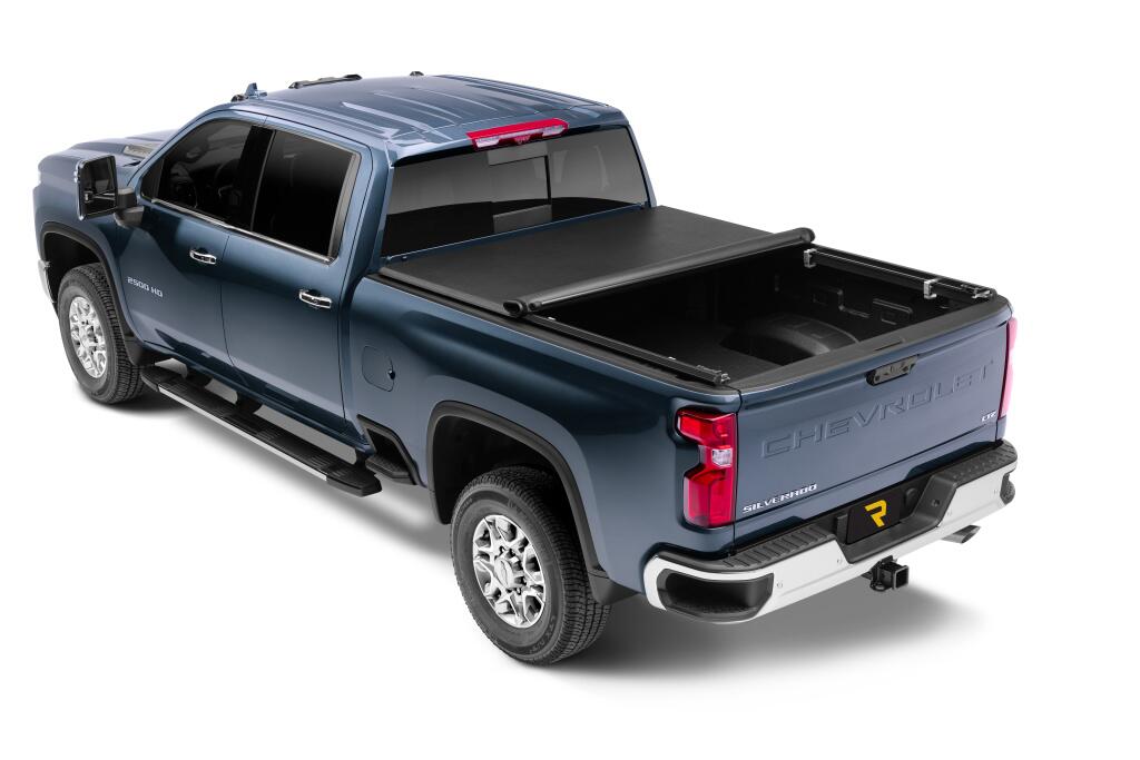TruXport Tonneau Cover Black 2020-2027 Silverado/Sierra 2500 HD/3500 HD 6 Foot 9 Inch Bed Truxedo-1