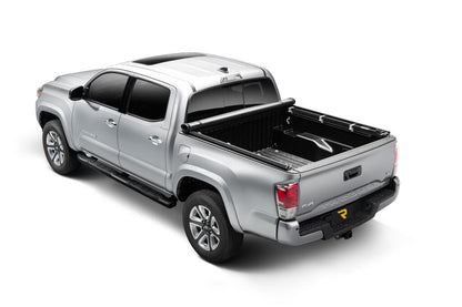 TruXport Tonneau Cover Black 2014-2021 Toyota Tundra 5 Foot 6 Inch Bed with Deck Rail System with or without Trail Special Edition Storage Boxes Truxedo-2