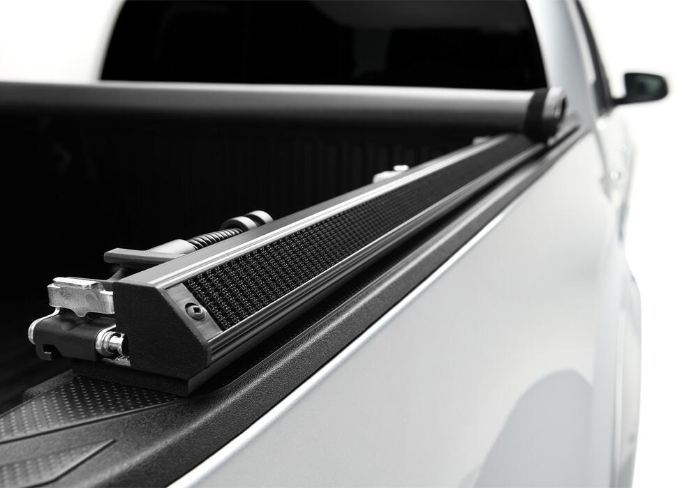 TruXport Tonneau Cover Black 2014-2021 Toyota Tundra 5 Foot 6 Inch Bed with Deck Rail System with or without Trail Special Edition Storage Boxes Truxedo-4