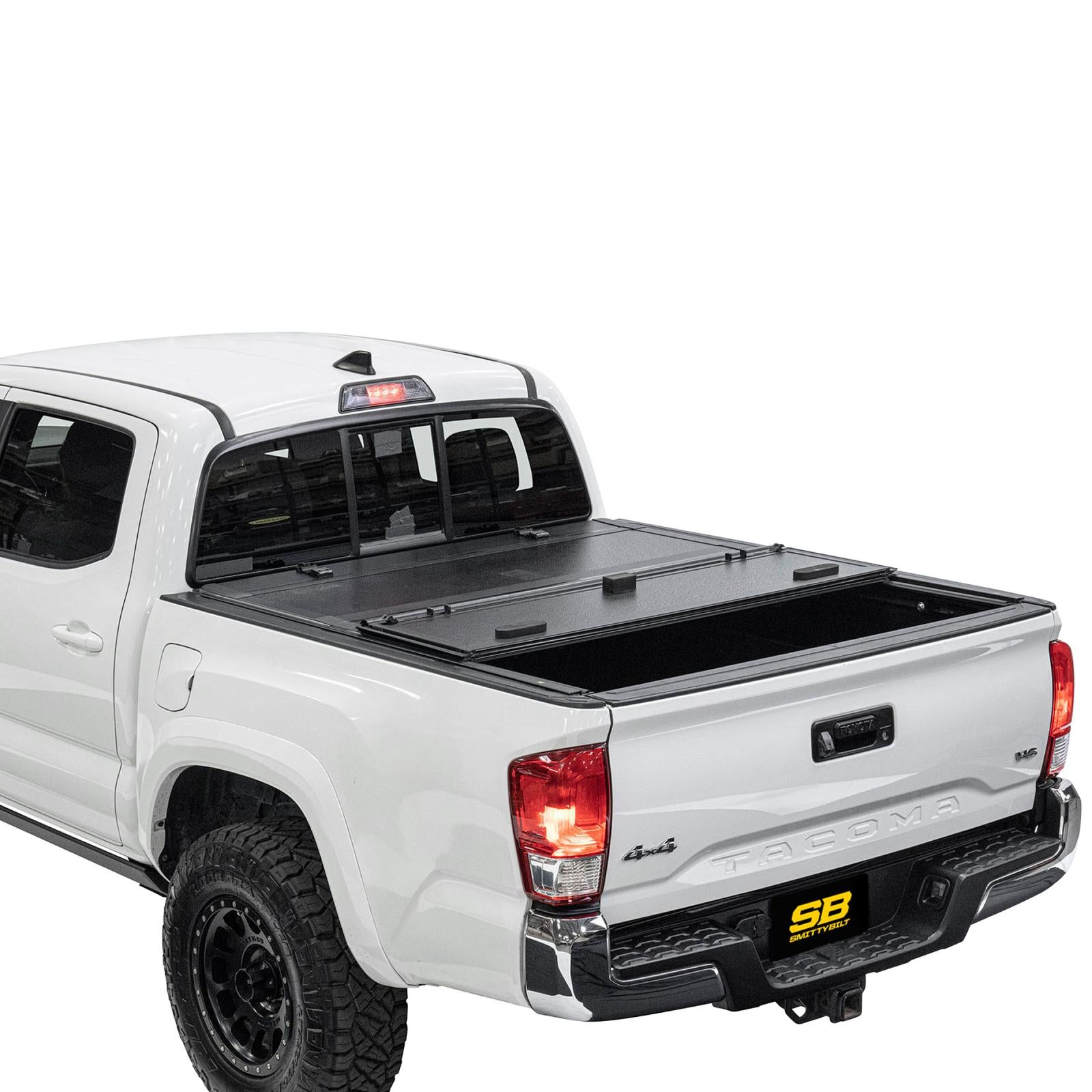 Bed Guard Folding Tonneau Cover 2016-2022 Toyota Tacoma Smittybilt-1