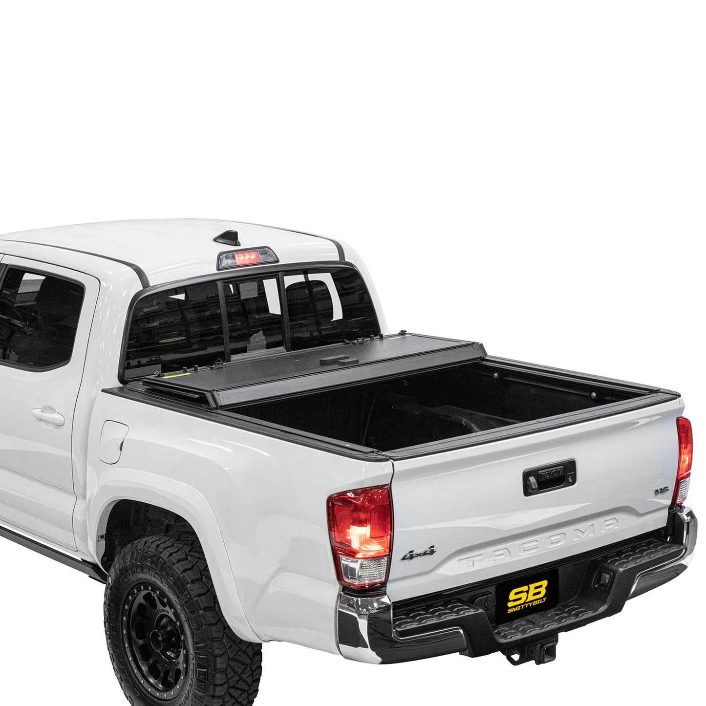 Bed Guard Folding Tonneau Cover 2016-2022 Toyota Tacoma Smittybilt-2