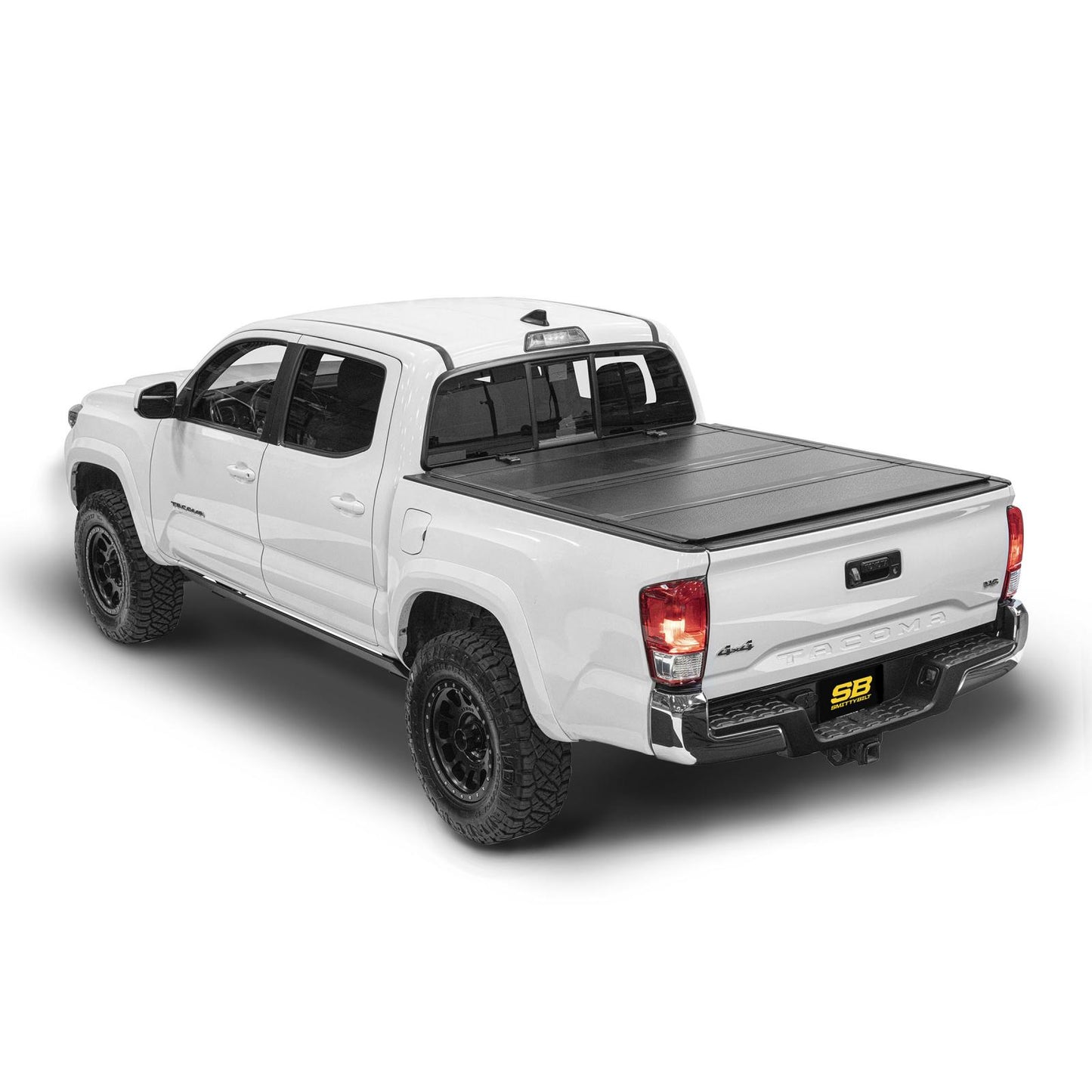 Bed Guard Folding Tonneau Cover 2016-2022 Toyota Tacoma Smittybilt-4