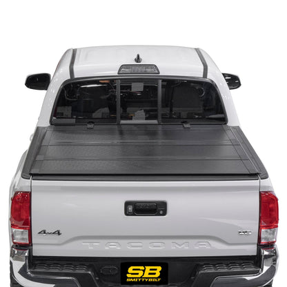 Bed Guard Folding Tonneau Cover 2016-2022 Toyota Tacoma Smittybilt-8