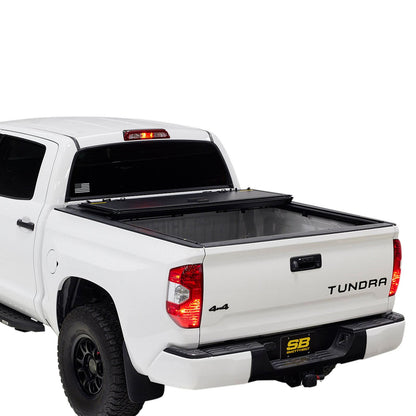Bed Guard Folding Tonneau Cover 2007-2021 Toyota Tundra Smittybilt-2