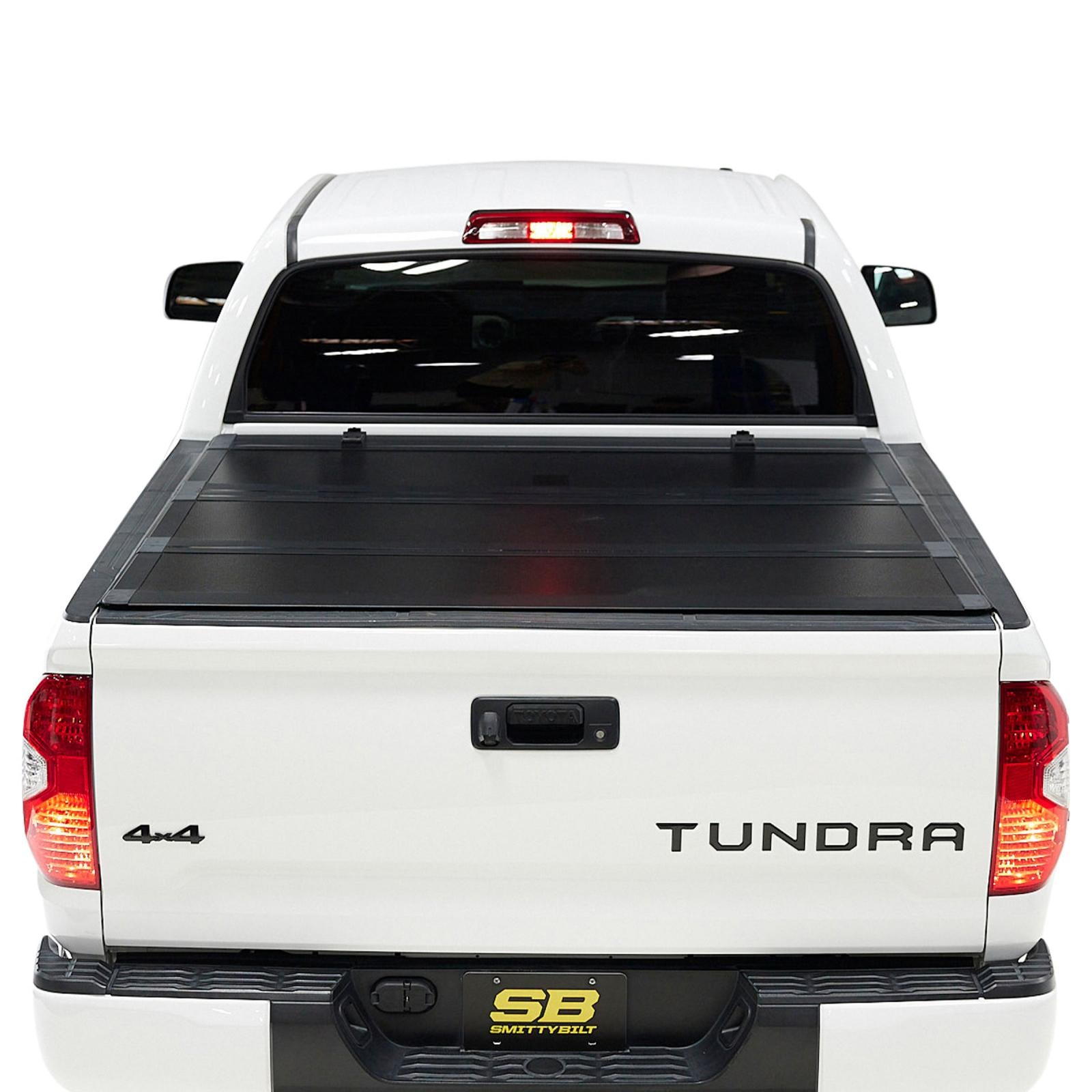 Bed Guard Folding Tonneau Cover 2007-2021 Toyota Tundra Smittybilt-9