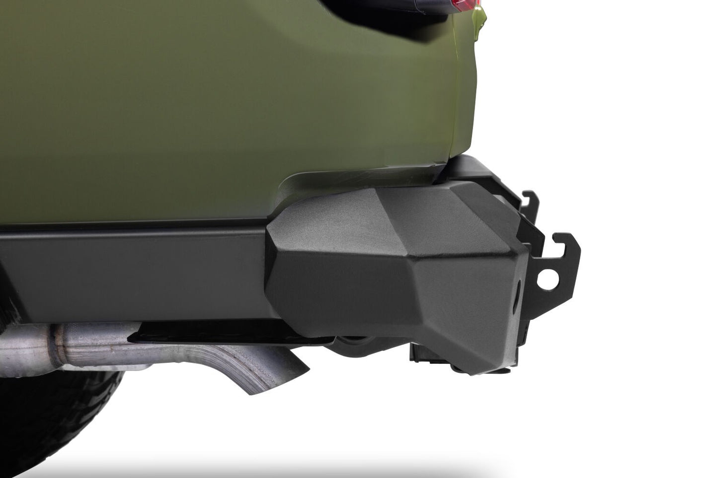 Trailline Rear Full Width Bumper Textured Black 2020-2025 Jeep Gladiator Go Rhino-3