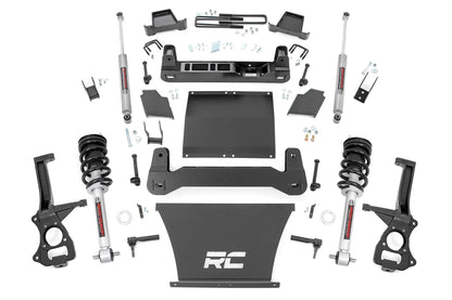 4 Inch Lift Kit AT4/Trailboss N3 Struts Chevy/GMC Sierra 1500 (19-24)/Silverado 1500 (19-24) Rough Country