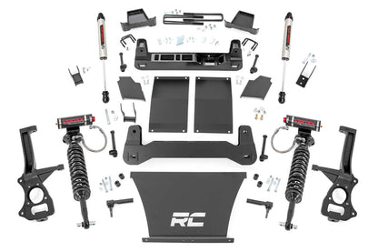 4 Inch Suspension Lift Kit Vertex 19-20 Silverado/Sierra 1500 Trailboss/AT4 4WD Rough Country-4