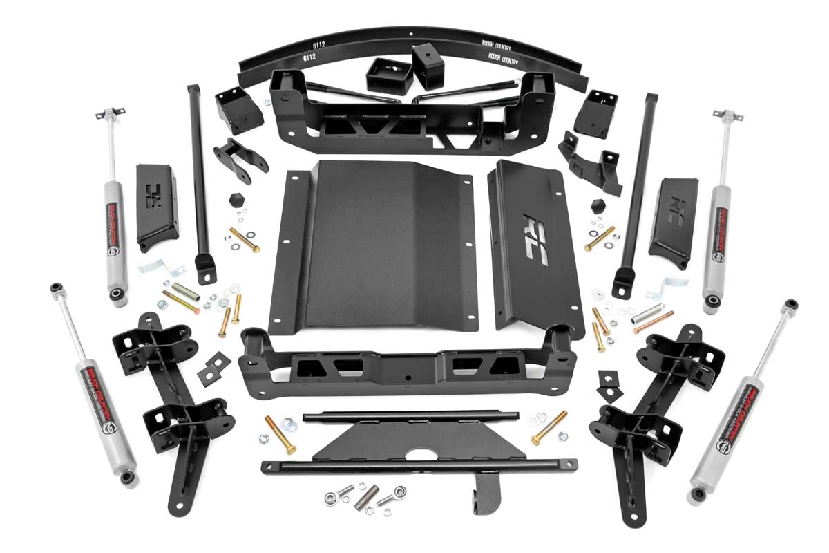 6 Inch Lift Kit Silverado/Sierra 1500 Truck & SUV 4WD (1988-1999) Rough Country-2