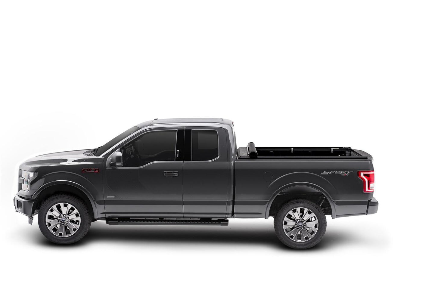 TruXport Tonneau Cover Black 2004-2008 Ford F-150 5 Foot 6 Inch Bed Truxedo-4