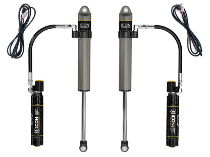 2020-2023 Jeep Gladiator 2018-2023 Jeep Wrangler JL 2.5 Inch Lift Front V.S. 2.5 Aluminum Series Shock Absorbers Remote Reservoir W/ CDEV Pair ICON Vehicle Dynamics-1