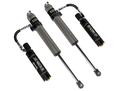 2020-2023 Jeep Gladiator 2018-2023 Jeep Wrangler JL 2.5 Inch Lift Front V.S. 2.5 Aluminum Series Shock Absorbers Remote Reservoir W/ CDEV Pair ICON Vehicle Dynamics-2
