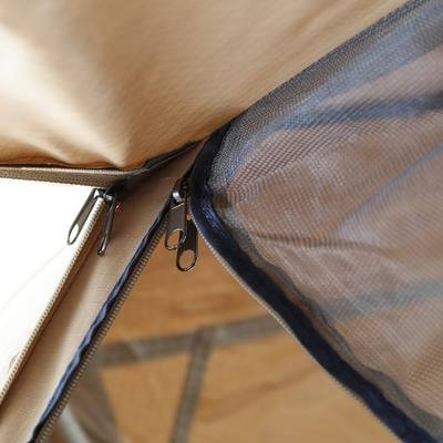 Overlander Roof Top Tent Open size 95 Inch W x 56 Inch L x 51 Inch H Load capacity is 661 lbs Sleeps 2-3 Smittybilt-4