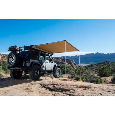 Retractable Awning 8.2 feet Wide x 6.2 feet Long Coyote Tan Smittybilt-4