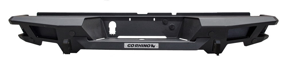 BR20 Rear Bumper Replacement Textured Black 2013-2024 Ram 1500 Go Rhino-1