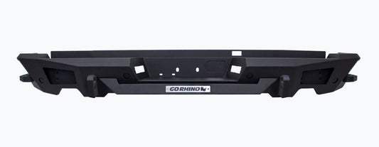 BR20.5 Rear Bumper Replacement Textured Black 2019-2024 Ram 1500 Go Rhino-1