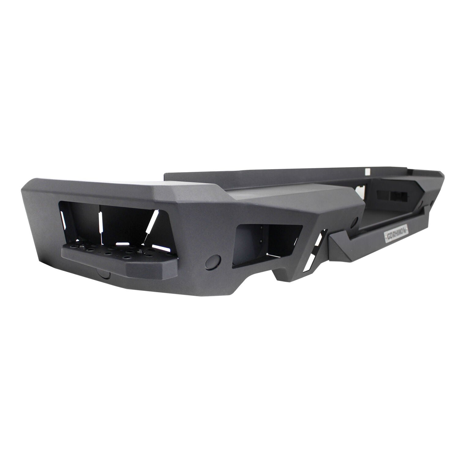BR20.5 Rear Bumper Replacement Textured Black 2019-2024 Ram 1500 Go Rhino-3